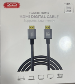 XO - GB017 HDMI TO HDMI 4K 3M כבל