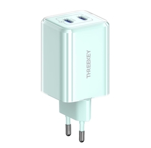 Treekey TK - 111 מטען ראש קיר 2 יציאות usb-c 35W ירוק