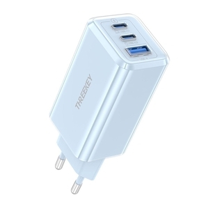 Treekey TK - 113 מטען ראש קיר 2 יציאות usb-c 65W כחול