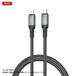 XO - Q264A 240W Type-C to TYPE-C Data Cable כבל טעינה ונתונים 1 מטר